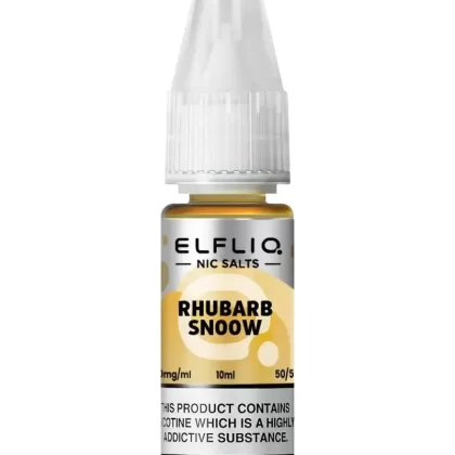 Elf Bar Elfliq Rhubarb Snoow Nic Salt Vape Juice - Strength