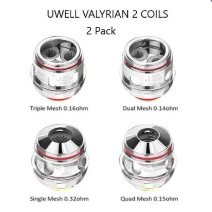 Uwell Valyrian 2 Coils Single/ Dual/ Triple/ Quad Pack Of 2