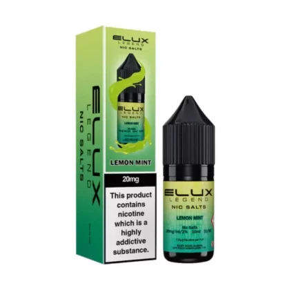 Elux Legend Nic Salts Lemon Mint E Liquid 10ml - Nicotine Strength#20mg>10mg (93729B)