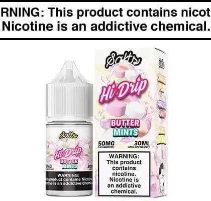 BUTTER MINTS BY HI-DRIP SALTS 30ML - Vape Product, Vape Product