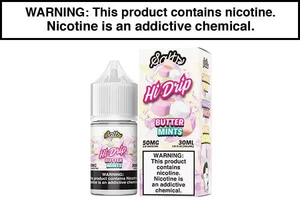 BUTTER MINTS BY HI-DRIP SALTS 30ML - Vape Product, Vape Product