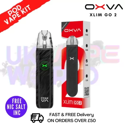 Oxva Xlim GO 2 Black Shadow Pod Vape Kit – Only £10.99