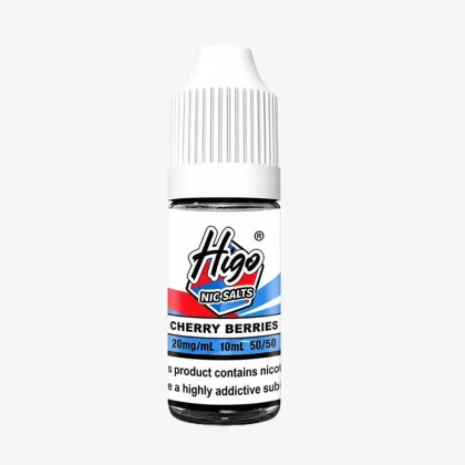Higo Crystal Cherry Berries Nic Salt Vape Juice - 20mg