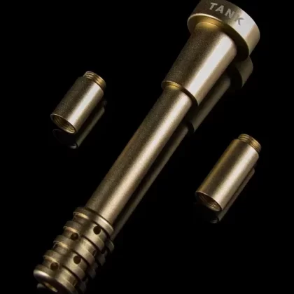 Tank Glass Adjustable Metal Downstem