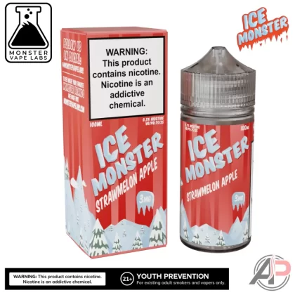 Strawmelon Apple E-Liquid By Ice Monster Vape Labs 100mL - Vape Product, Vape Product