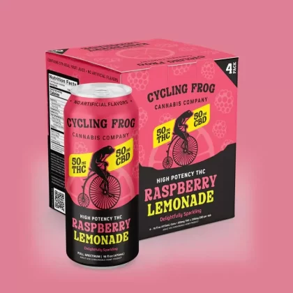 Cycling Frog CBD + THC Sparkling Water – 4pk