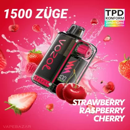 Vozol Vista Plug – Strawberry Raspberry Cherry Starter Kit - Vapebazar