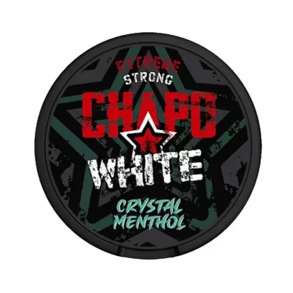 Chapo White Extreme Strong Crystal Menthol Nicotine Pouches