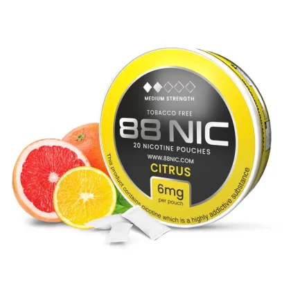 88 Nic Citrus Nicotine Pouches - Medium / 6mg