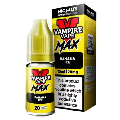 Banana Ice VV Max Nic Salt E-Liquid by Vampire Vape (10ml)