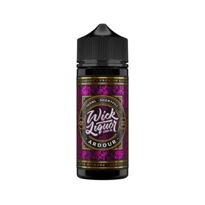 Wick Liquor 100ml E-Liquid Shortfill Ardour - Nicotine Strength#0mg