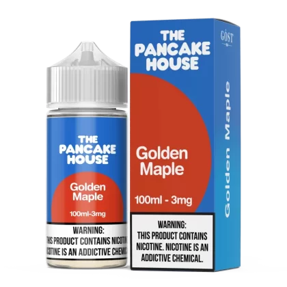 THE PANCAKE HOUSE by GOST VAPOR - Golden Maple - 100ML E-Liquid - 6MG
