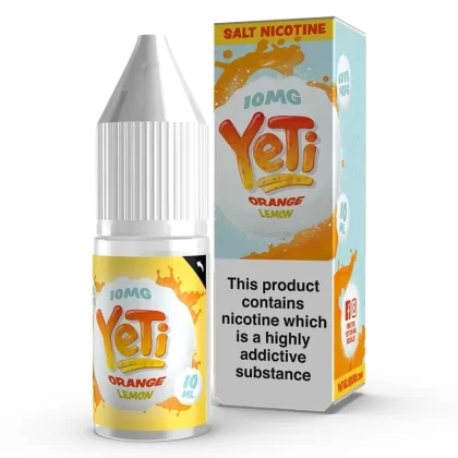 Yeti Nic Salt Vape Juice Orange Lemon