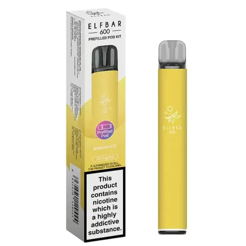 Elf Bar 600 Pod Vape Kit - Banana Ice - Image 2