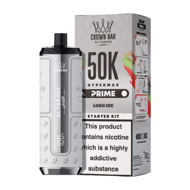 Al Fakher Hypermax Prime 50K Prefilled Pod Kit Lush Ice