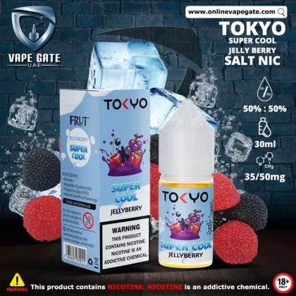 Tokyo Super Cool Jelly Berry Saltnic 30ml - 50 mg / 30 ml