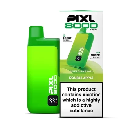 PIXL 8000 DOUBLE APPLE PRE-FILLED VAPE KIT – 20mg