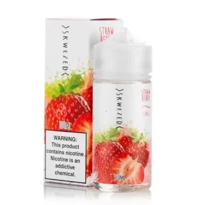Buy Strawberry E-Liquid By Skwezed 100ML In Pakistan