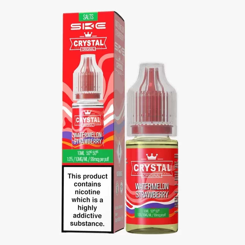 Watermelon Strawberry SKE Crystal Nic Salt E Liquid 10ml – 10mg/20mg