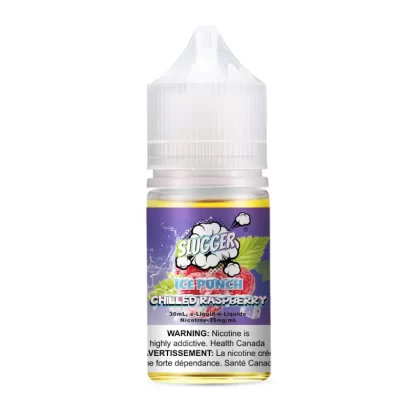 SLUGGER Ice Punch Salt – Chilled Raspberry 30ml (20, 35, 50mg) - Vape Product, Vape Product