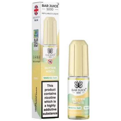 Butter Mints Nic Salt E-Liquid by Bar Juice 5000 (10ml) - 10mg
