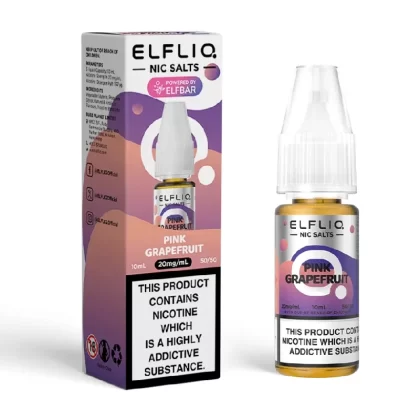 Pink Grapefruit Elfliq Nic Salt E-Liquid by Elf Bar
