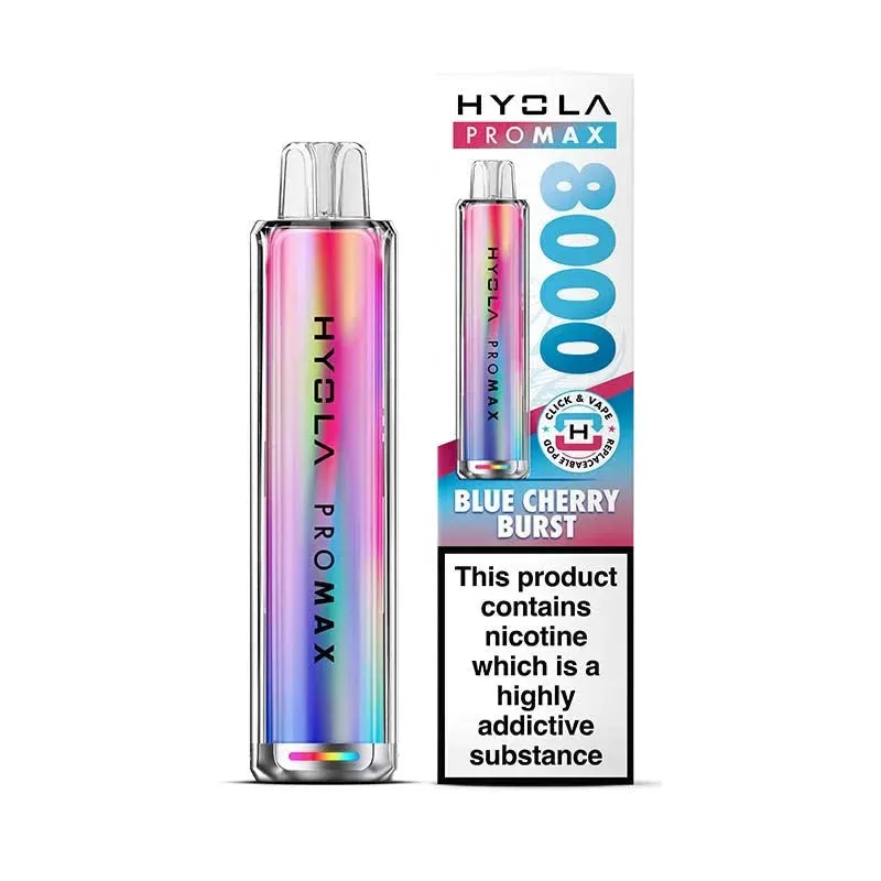 Hyola Pro Max 8000 Prefilled Pod Kit - Strawberry Blue Razz - Vapourdeal Co - Image 3