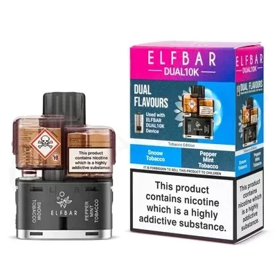 Tobacco Edition Elf Bar Dual 10K Refill Pack - Ecigpremium