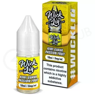 Kiwi Guava Passionfruit Nic Salt E-Liquid by Wick Liq Bar Juice