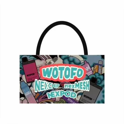 Vintage Non-Woven Shopping Bag - Default Title; Green, Red; For 100ml, For 60ml