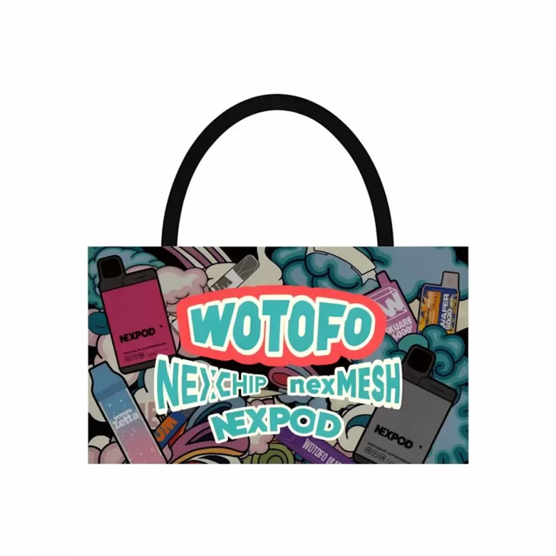 Vintage Non-Woven Shopping Bag - Default Title; Green, Red; For 100ml, For 60ml