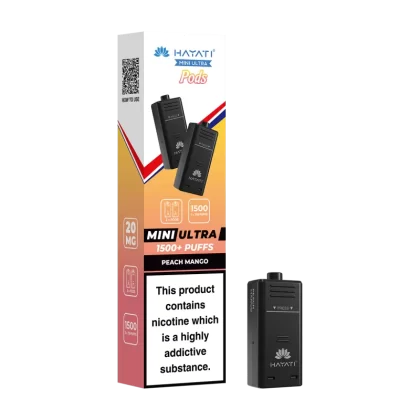 Peach Mango Hayati Mini Ultra Refill Pack - Ecigwizard