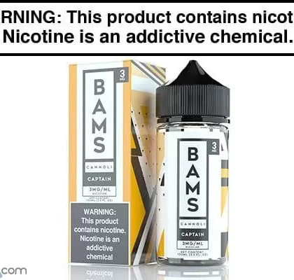 CAPTAIN CANNOLI BY BAM’S CANNOLI 100ML - Vapejuice