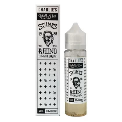 Charlie’s Chalk Dust Stumps E Liquid – Rhino Ginger Brew 50ml