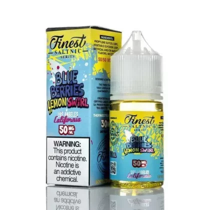 The Finest E-Liquid - Salt Nic Series - Blue Berries Lemon Swirl - 30ml (DISCONTINUED) - 50mg