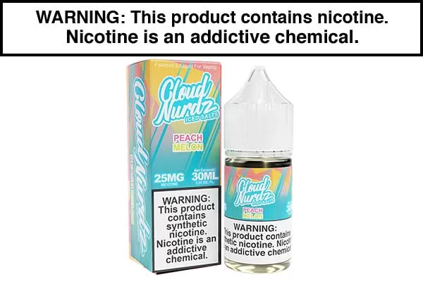 PEACH MELON ICED BY CLOUD NURDZ SALT 30ML - Vapejuice