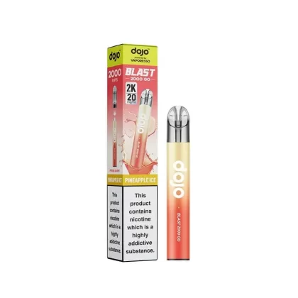 Vaporesso DOJO Blast 2000 Go Prefilled Pod Vape Kit - Blue Razz Lemonade – 20mg, Blueberry sour raspberry 20mg