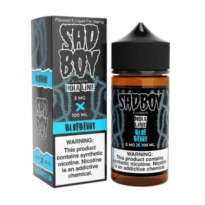 SadBoy NolaLine Blueberry Synthetic Nicotine 100ml E-Juice - Eliquidsupply
