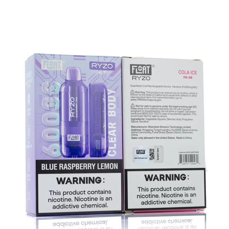 Float Ryzo 60K Disposable Vape Kit - Rainbow Skittle - Image 3