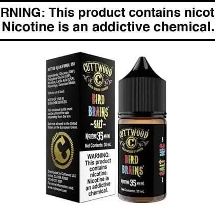 BIRD BRAINS BY CUTTWOOD SALT 30ML - Vapejuice
