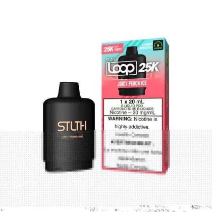 STLTH LOOP 25K POD PACK – JUICY PEACH ICE