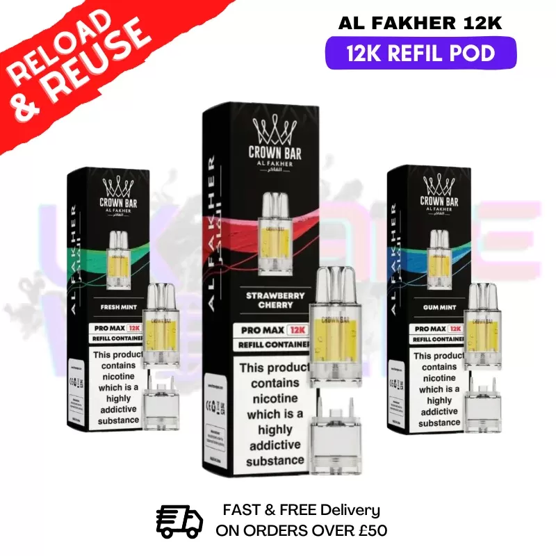 Al Fakher 12K REPLACEMENT POD – £4.99