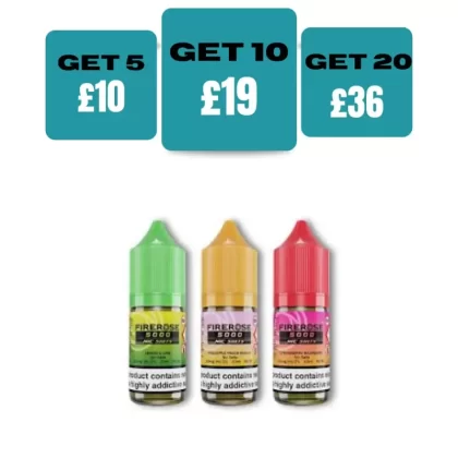 Firerose 5000 Nic Salt 10ml E-liquids - Pineapple Peach Mango / 20mg