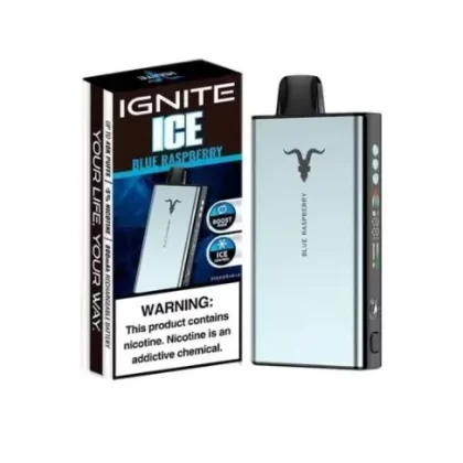IGNITE - V40K Ice Rechargeable Disposable Vape (40,000 Puffs) - 50 mg /