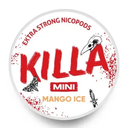 Mango Ice Killa MINI Nicotine Pouches 16mg – 5 Tubs