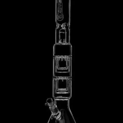 Pulsar Double Inverted Showerhead Perc Beaker Bong - Vape Store