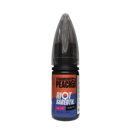 Strawberry Peach Razz Nic Salt E-Liquid Bar Edition No Ice by Riot Squad (10ml) - 5mg