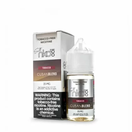 NKD 100 Salt E-Liquid – Cuban Blend 50/50 Nicotine Salt 30ml