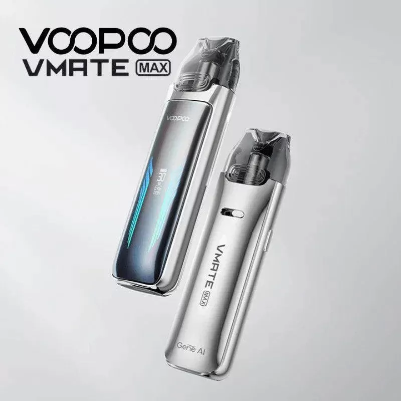 VOOPOO VMATE MAX POD SYSTEM - COLOR#Dove Gray>Fancy Purple>Glacier Silver>Neon Blue>Onyx Black>RUBY RED>Shiny Green (E018A1)