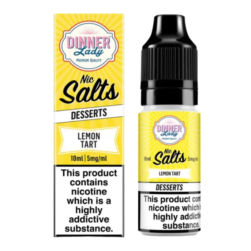 Lemon Tart Nic Salt E-Liquid by Dinner Lady (10ml) - 10mg